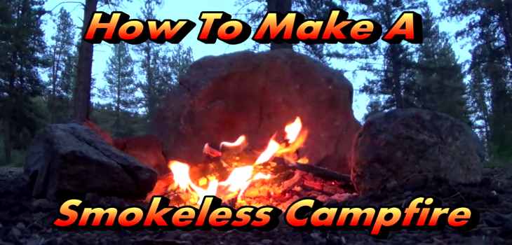 Smokeless campfire help