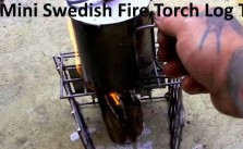 Mini Swedish Fire Torch Log