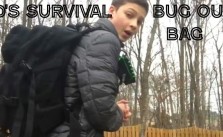 Kids survival bug out bag