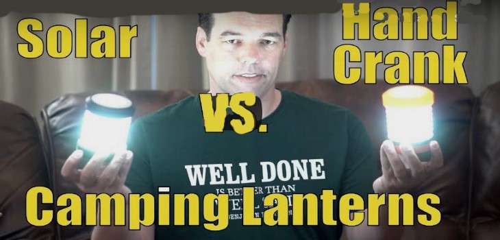 Hand Crank Lantern vs Solar Camping Lantern For Survival